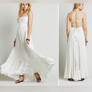 Free People Extratropical Maxi Dress- White